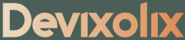 Logo of Devixolix on a green background