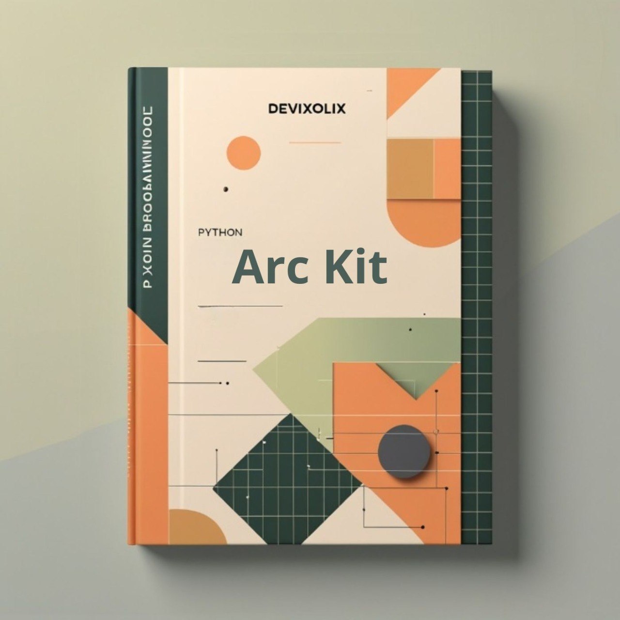 Book cover of 'Arc Kit' by Devixolix with geometric design on a gradient background