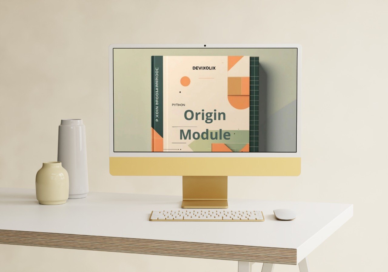 Computer monitor on a desk with a visible brand logo, on a neutral background