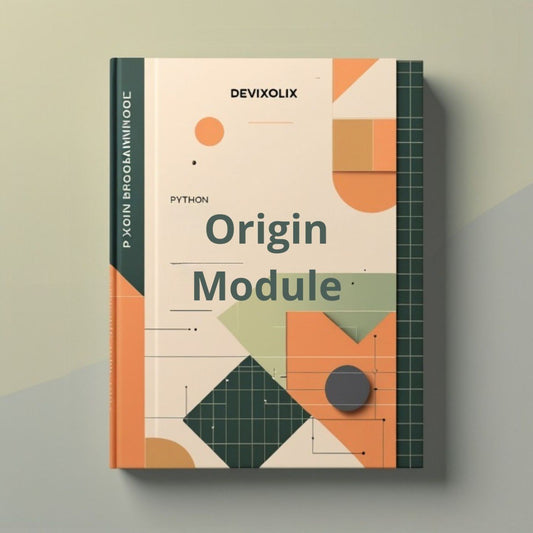 Book cover of 'Origin Module' by Devixolix on a geometric patterned background